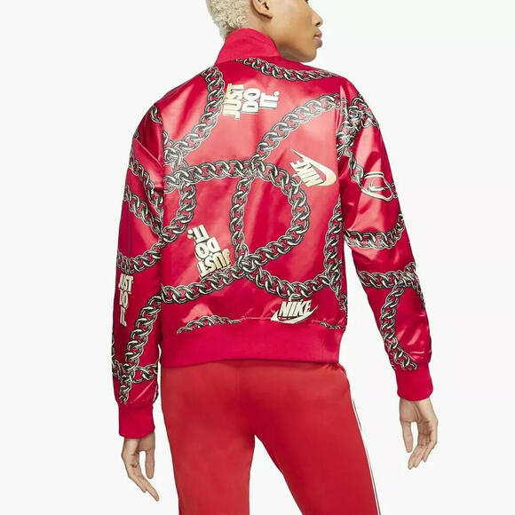 Nike Women's Sportswear Synthetic Fill Icon Clash Jacket Red sz S - Picture 4 of 7